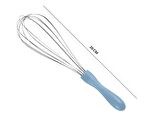 MyBru Paslanmaz Çelik Mavi Plastik Saplı El Çırpıcısı (Blender) Küçük Boy