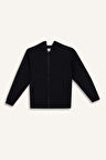 Erkek Çocuk Kapüşonlu Fermuarlı Sweatshirt
