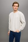 	Boxy Fit Bisiklet Yaka Basic Düz Pike Sweatshirt