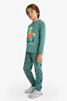 Erkek Çocuk Stumble Guys Pijama Takımı Uzun Kollu Üst Uzun Alt 
