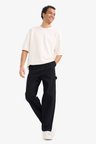DeFacto %100 Pamuk Baggy Fit Pantolon E9020AX25AUBK81