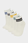 Erkek Çocuk 5'li Pamuklu Soket Çorap

