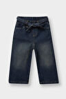 Kız Bebek Wide Leg Jean Pantolon