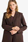 Oversize Geniş Kalıp Ceket Yaka Blazer Ceket