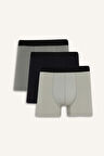 Regular Fit 3'lü Boxer