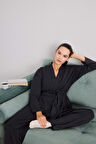 Modal Kimono Ceket-Fall in Love Loungewear