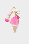 Kadın Dondurmalı Charm Anahtarlık