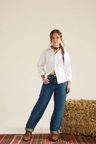 DeFacto Baggy Fit Geniş Paça Jean Pantolon Kız Çocuk F7166A825AUNM34