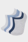 Kadın 5'li Pamuklu Sneaker Çorap