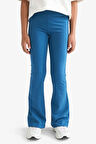 Kız Çocuk Flare Fit Fitilli Kaşkorse Pantolon