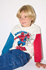 Erkek Bebek Marvel Comics Bisiklet Yaka İçi Yumuşak Tüylü Sweatshirt