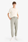 Regular Fit Beli Bağcıklı Cepli Jogger Eşofman Altı