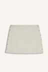 Coool Normal Bel Süet Mini Etek