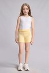 DeFacto Lastikli Bel Diz Üstü Penye Kumaş Sarı Tayt Kız Çocuk I1538A826HSYL115