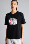 DeFacto %100 Pamuk NBA Wordmark Relax Fıt Kısa Kollu Tişört G0717AX26SPBK81