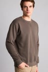 Defacto E8339AXKH534 Haki Pamuklu Regular Fit Basic Sweatshirt