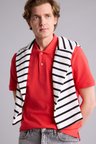 DeFacto %100 Pamuk Slim Fit Dar Kesim Polo Yaka Nakışlı Kısa Kollu Tişört D7665AX26SMRD28