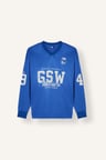NBA Golden State Warrıors Oversıze V Yaka Tül Sweatshirt