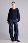 Yüksek Bel Barrel Fit Jean Pantolon
