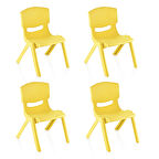 Fiore 4'Lü Set Küçük Şirin Çocuk Sandalyesi Sarı