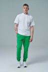 George Phoenix Daily Core - Yeşil Rahat Kesim Erkek Jogger Eşofman Altı