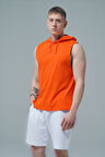 George Phoenix Pure Comfort - Turuncu Rahat Kesim Kapüşonlu Erkek Spor Atleti