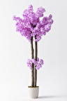 Yapay Bahar Dalı Ağacı Mor 130 cm