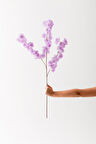 Yapay Bahar Dalı Çiçeği Mor 3 Dal 100 Cm