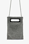 Valmenti Kadın Vegan Gri Omuz Çanta 921 26884 BN CANTA SK24-25 SILVER