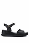 Tamer Tanca Kadın Hakiki Deri Siyah Deri Comfort Sandalet 1107 108 BN SNDLT Y25 SIYAH DR