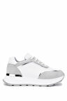 Tamer Tanca Kadın Vegan Beyaz Sneakers & Spor Ayakkabı 936 81185 BN AYK Y25 BYZ KROKO/LAME