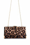 Tamer Tanca Kadın Vegan Leopar Abiye Çanta 1083 015 BN CNT Y25 LEOPAR SATEN