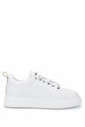 Tamer Tanca Kadın Vegan Beyaz Sneakers & Spor Ayakkabı 1009 117 BN AYK Y25 BEYAZ CILT