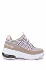 Fornarina Kadın Deri & Tekstil Bej/Pembe Sneakers & Spor Ayakkabı 304 6404199 BN AYK Y25 SAND/PINK