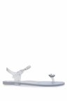 Menghi Kadın Pvc Şeffaf Parmak Arası Sandalet 774 828E BN SNDLT Y25 GLASS