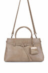 Tamer Tanca Kadın Suni Deri Taupe Omuz Çanta 921 27148 BN CNT SK25-26 TAUPE
