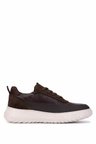 Tamer Tanca Erkek Hakiki Deri Kahverengi Sneakers & Spor Ayakkabı 1093 1560 ERK AYK SK25-26 KAHVE