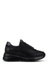 Tamer Tanca Kadın Hakiki Deri Siyah Sneakers & Spor Ayakkabı 298 3220 BN AYK Y26 SYH/ANTRASIT BSK