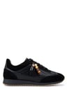 Tamer Tanca Kadın Hakiki Deri Siyah Sneakers & Spor Ayakkabı 488 5022 BN AYK Y26 SYH DR/SYH SUET