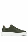 Tamer Tanca Erkek Hakiki Deri Haki Sneakers & Spor Ayakkabı 1212 2501 ERK AYK Y26 HAKI FLTR