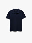 Pamuklu Slim Fit Pike Kumaş Polo Yaka Kısa Kollu Tişört