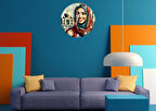 Tİ-PLAY MUTLUK VE İNANÇ 30X30CM AKRİLİK DEKORATİF MODERN DUVAR SAATİ