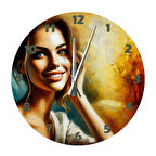 Tİ-PLAY SADELİK VE ZERAFET 30X30CM AKRİLİK DEKORATİF MODERN DUVAR SAATİ