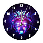 Tİ-PLAY ROBO KURT 30X30CM AKRİLİK DEKORATİF MODERN DUVAR SAATİ