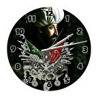 Tİ-PLAY FATİH 30X30CM AKRİLİK DEKORATİF MODERN DUVAR SAATİ