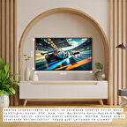 OTOMOBİL TEMALI BÜYÜK YARIŞ KLASİK ÇERÇEVESİZ TABLO 60X34 CM