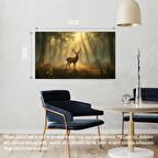 GEYİK SİSLİ ORMANDA HUZURLU ATMOSFER 02 ÇERÇEVESİZ 50X30 CM PVC TABLO