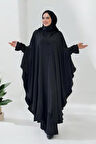 Tunik, Pantolon ve Abaya Üçlü Takım 8663 Siyah
