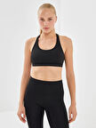 XSIDE ACTIVE SİYAH U Yaka Kadın Spor Büstiyer