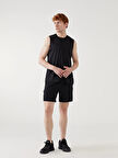 XSIDE ACTIVE Siyah Standart Kalıp Erkek Spor Şort
